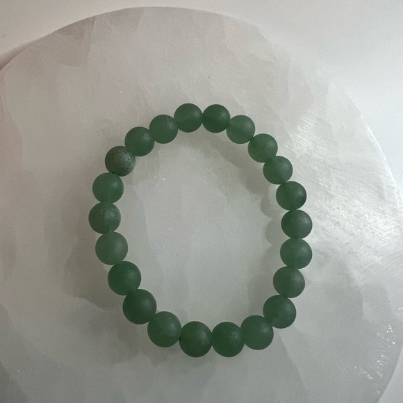 Green Aventurine Bead Bracelet - Picture 1 of 5